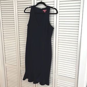 Navy blue midi cocktail dress from Betsey Johnson